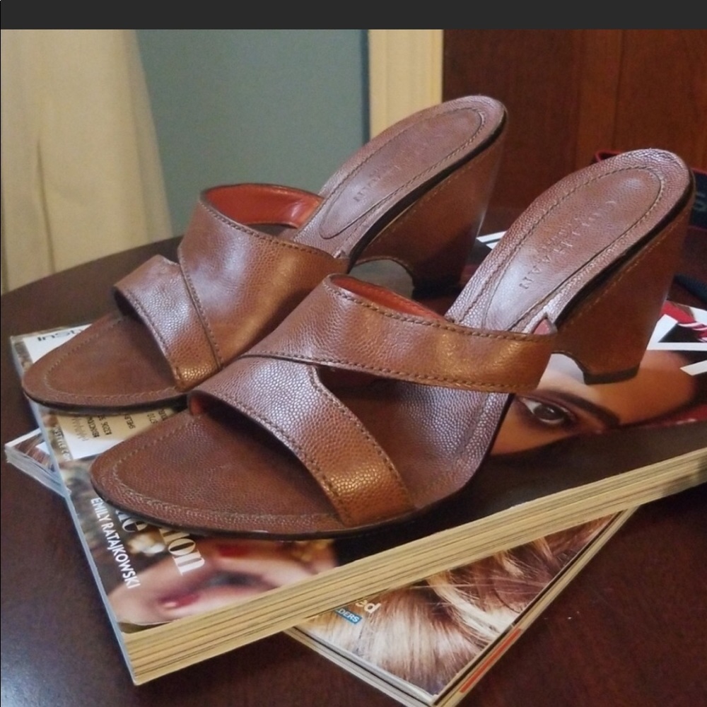Cole Haan Brown Mule Sandals